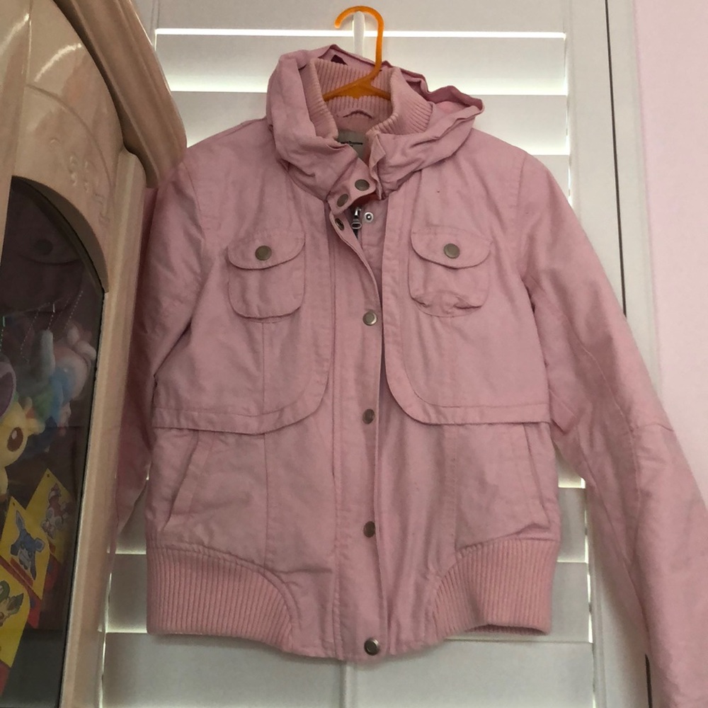 Meters/bonwe light pink jacket
